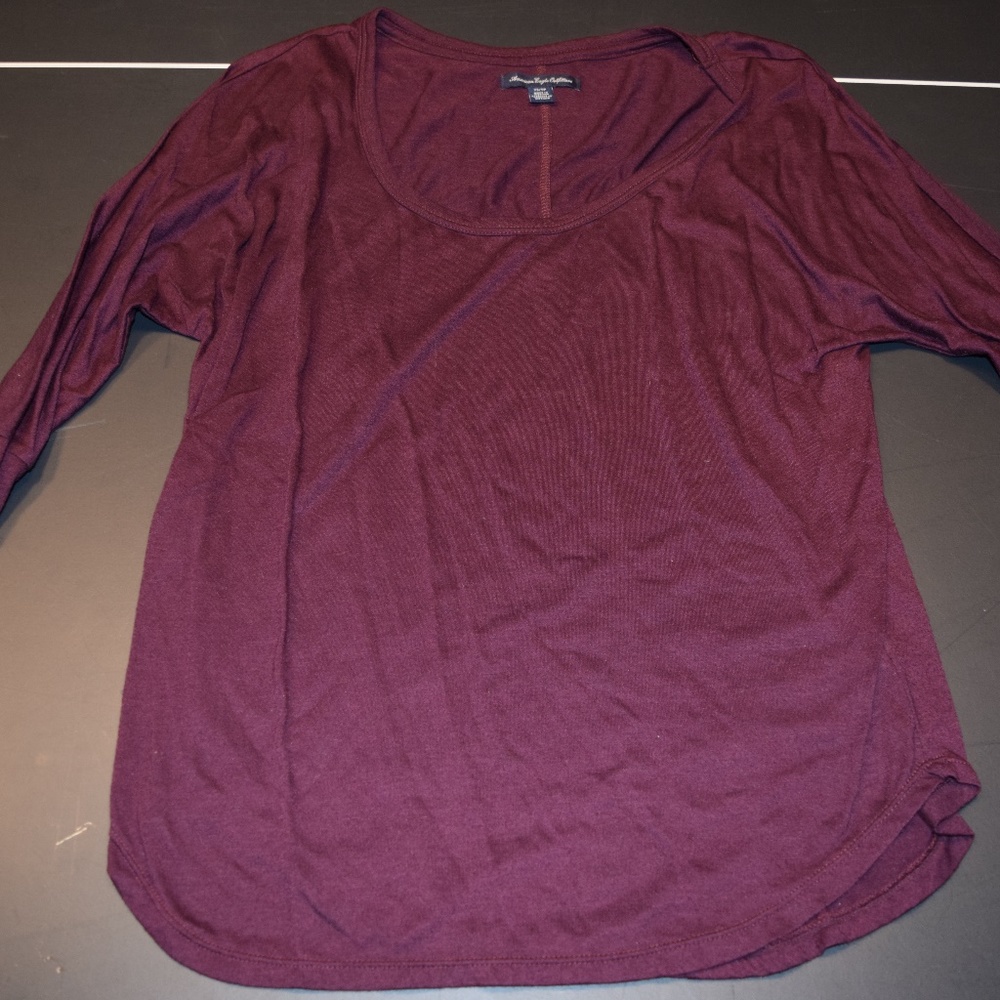 Women's XS Maroon American Eagle Long Sleeve